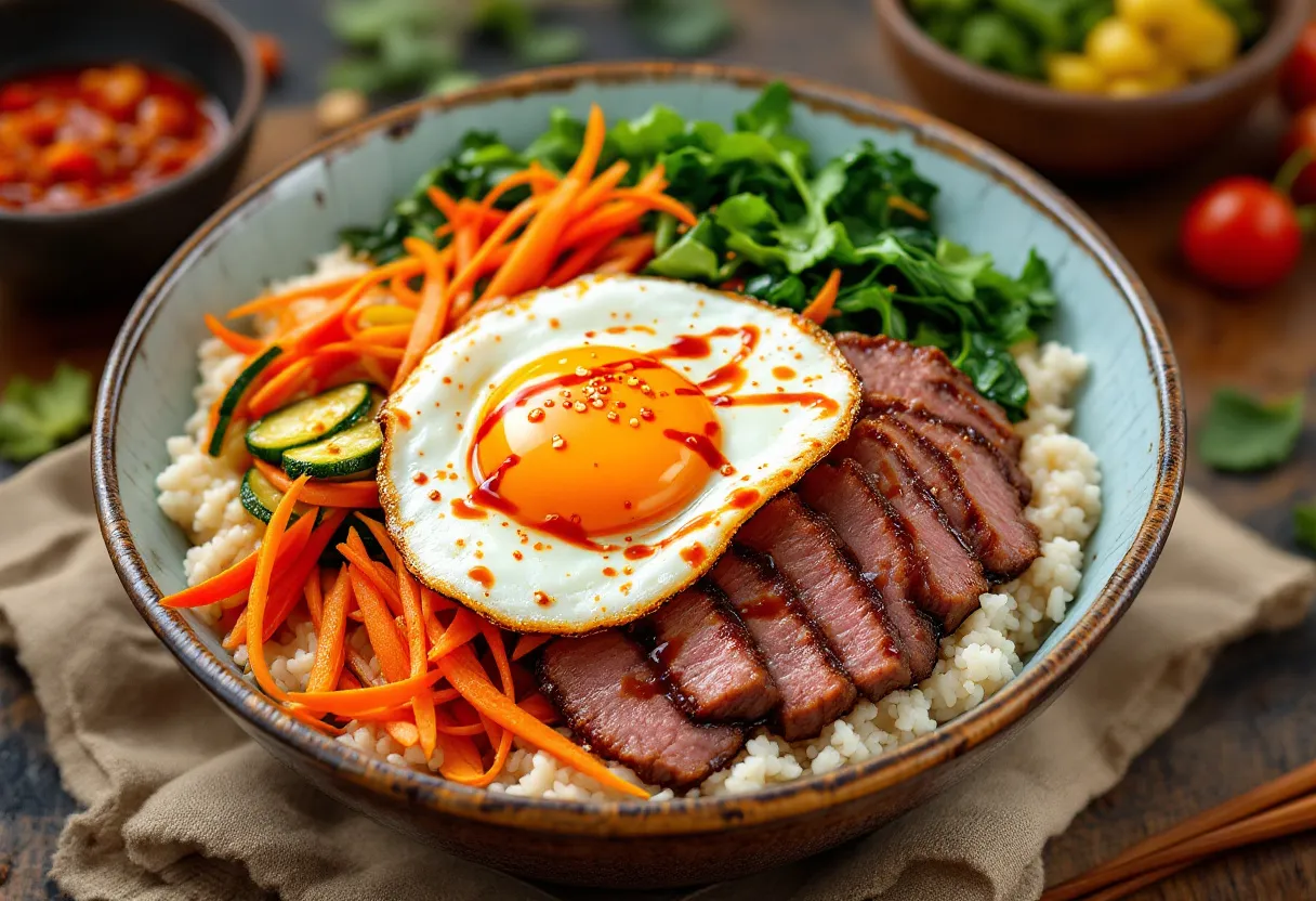 Ginseng Bibimbap recipe image