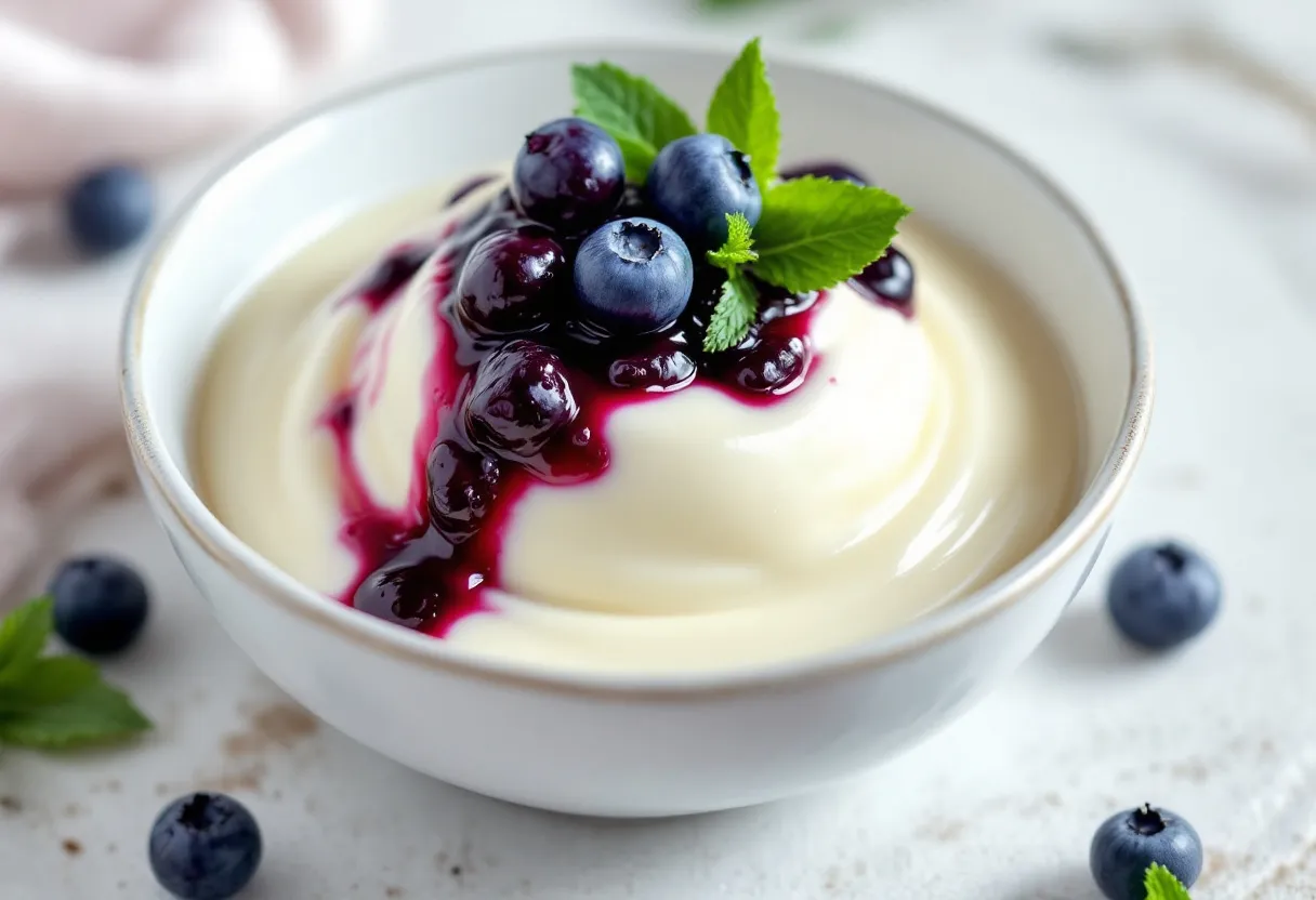 Glacial Dusk Pudding recipe image