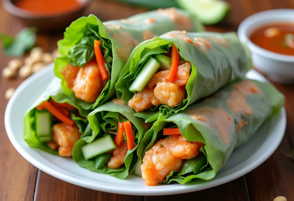 Gỏi Cuốn Thanh Lịch recipe image