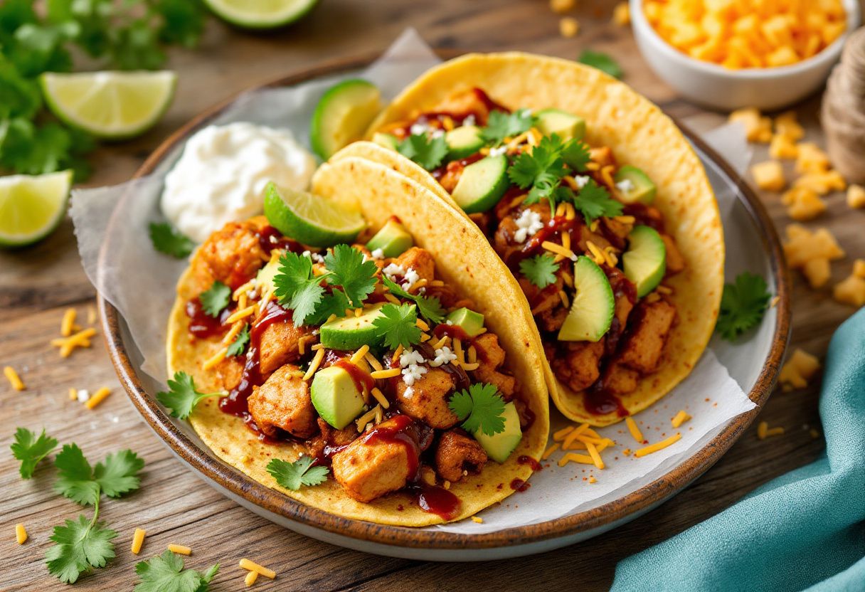 Golden Gate Smoky BBQ Tacos recipe image