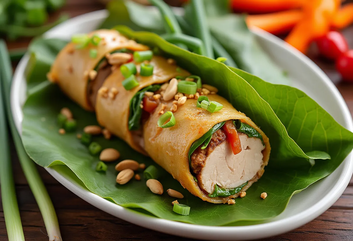 Golden Lotus Wrap recipe image