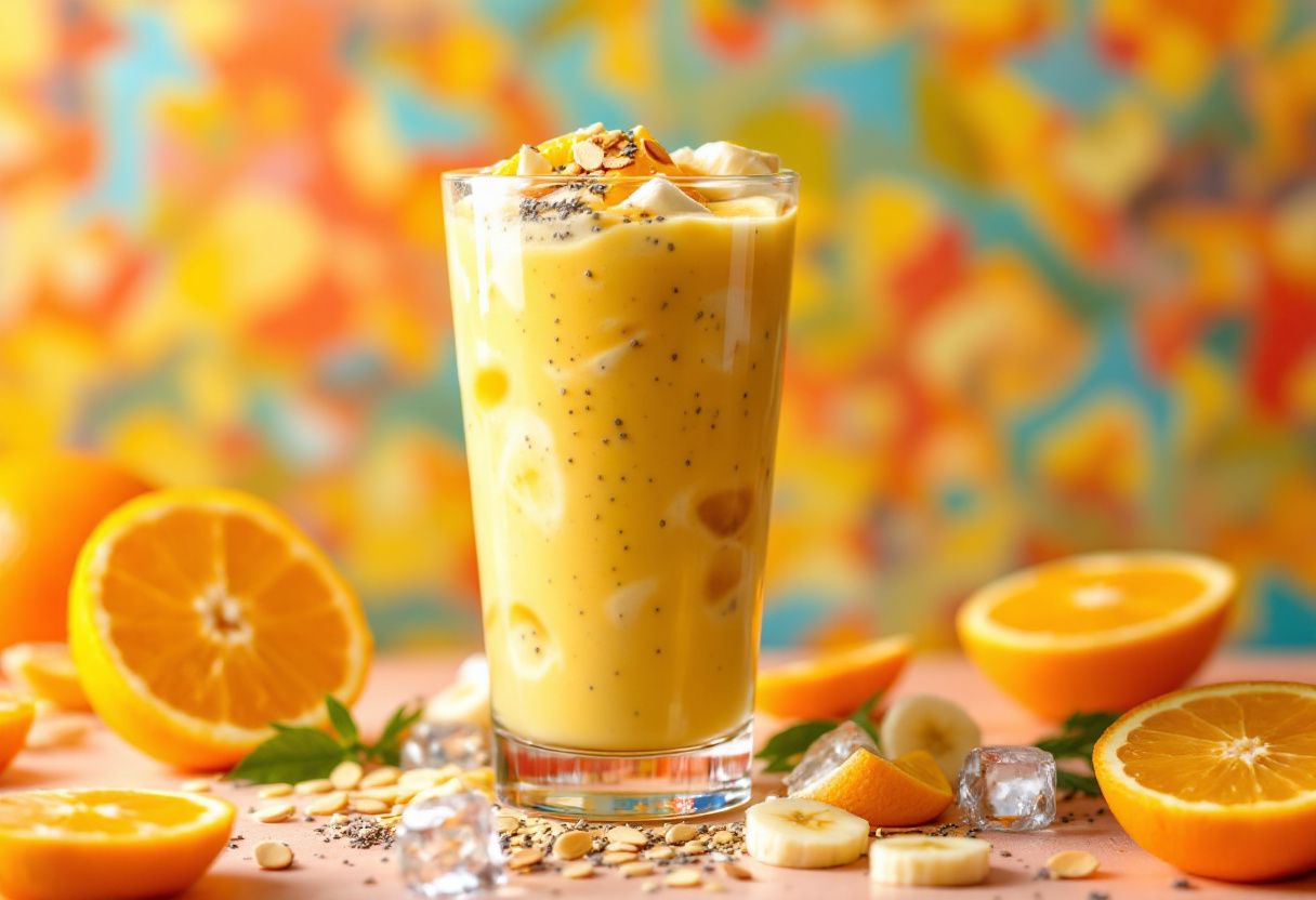 Grecian Sunrise Smoothie recipe image