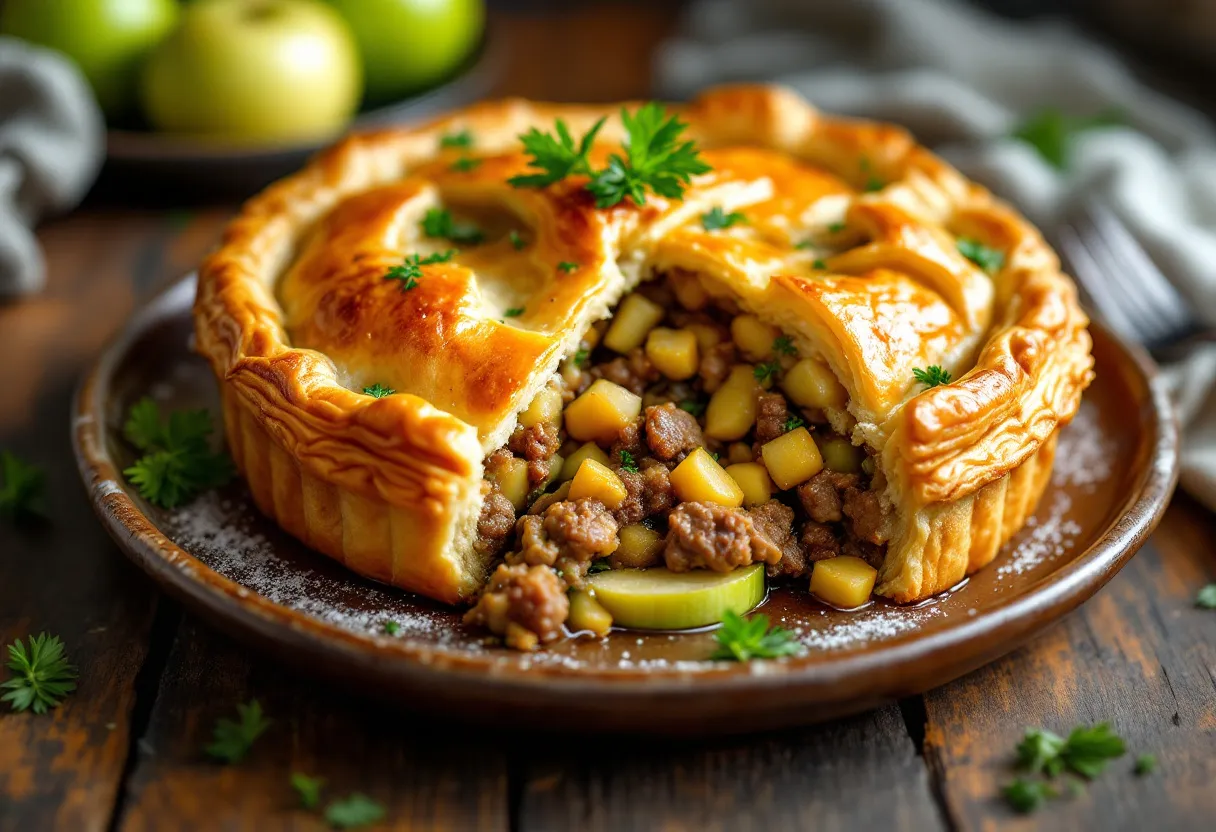 Green Apple Tourtière recipe image