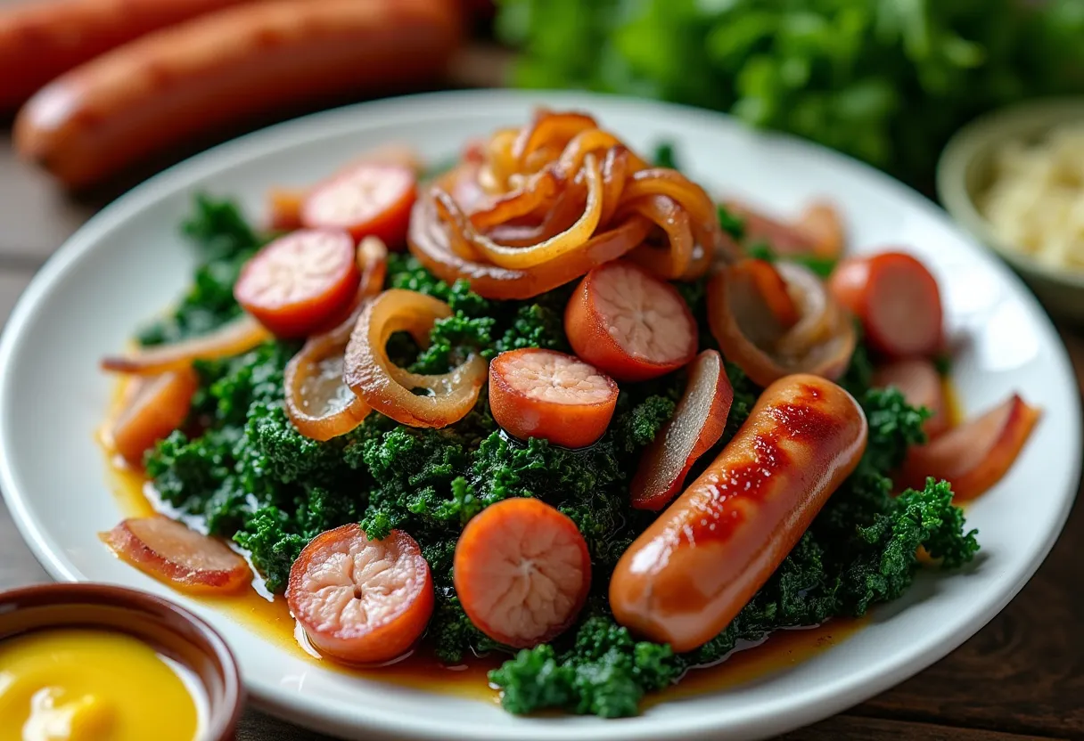 Grünkohlwurst recipe image