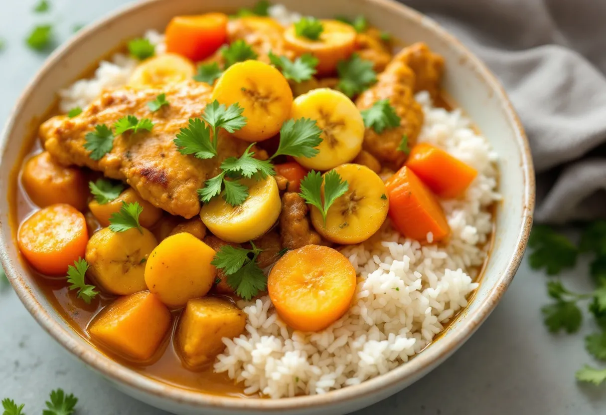 Guamian Coconut Curry Bowl recipe image