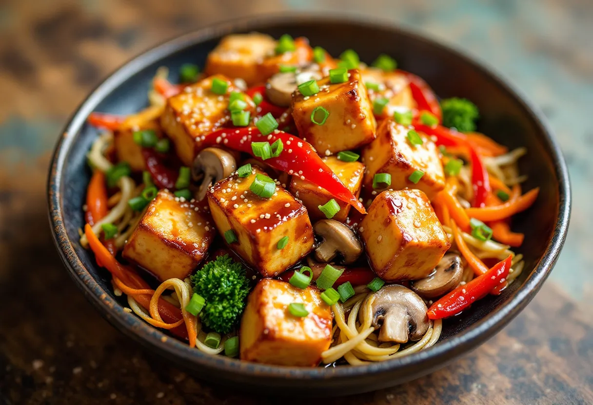 Guangdong Miso Tofu Medley recipe image