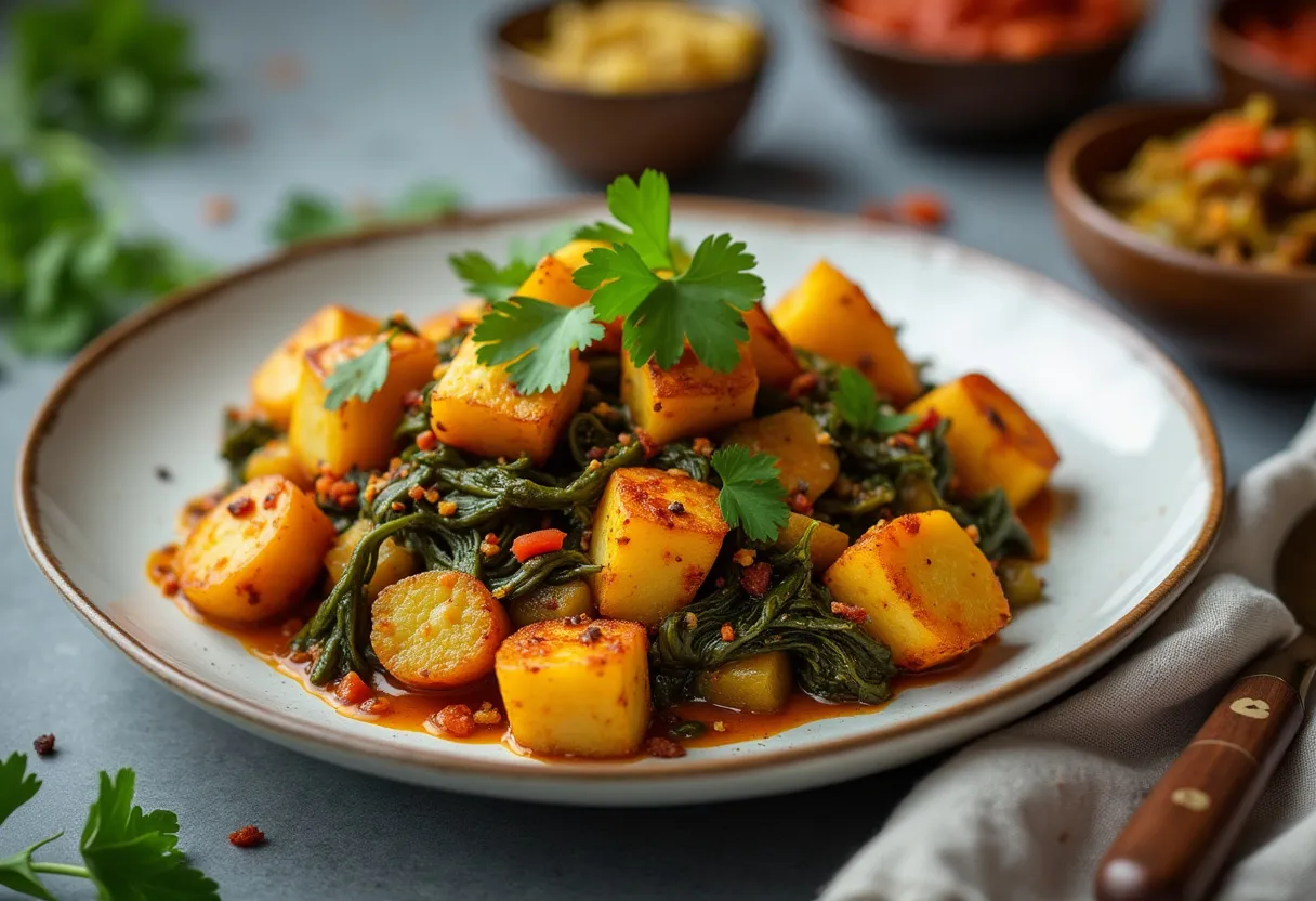 Gundruk Aloo Masala recipe image