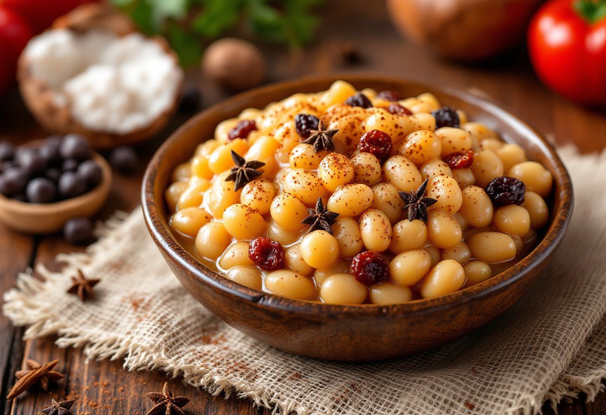 Habichuelas con Dulce recipe image