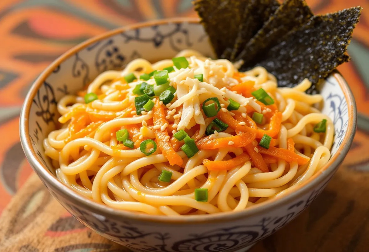Hakata Mentaiko Butter Udon recipe image