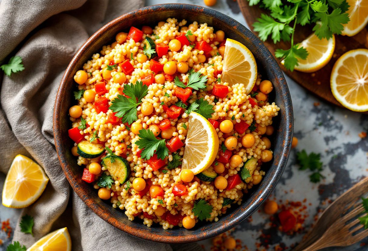Harissa Couscous recipe image