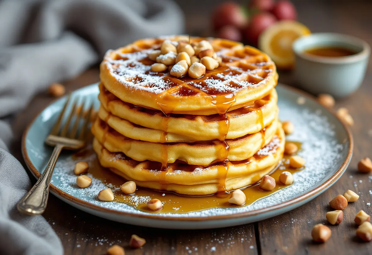 Haselnuss Waffeln recipe image