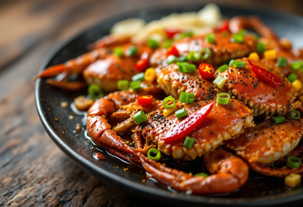Hokkaido Crab Sizzling Plate recipe image