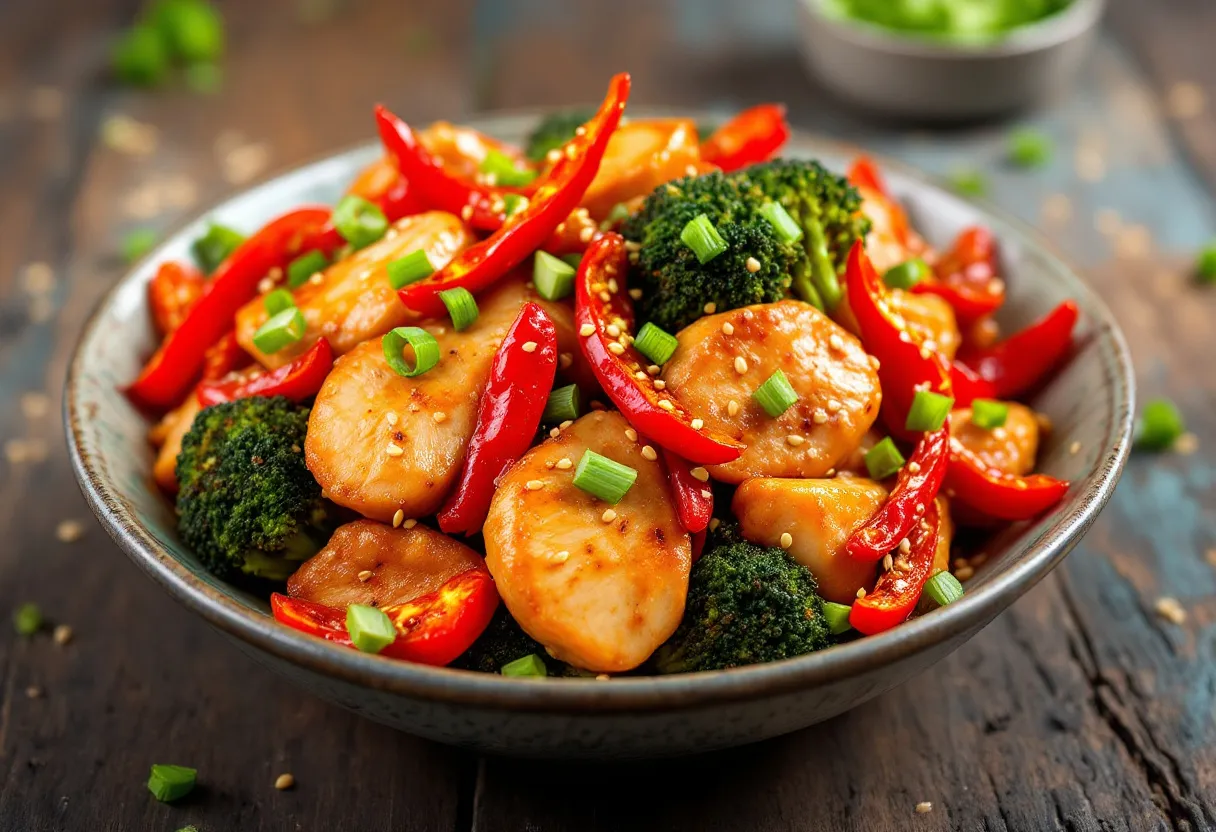 Hunan Pepper Chicken recipe image