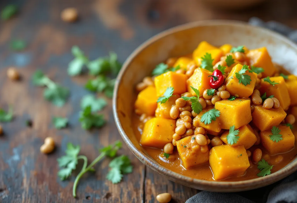 Ibihaza in Groundnut Sauce recipe image