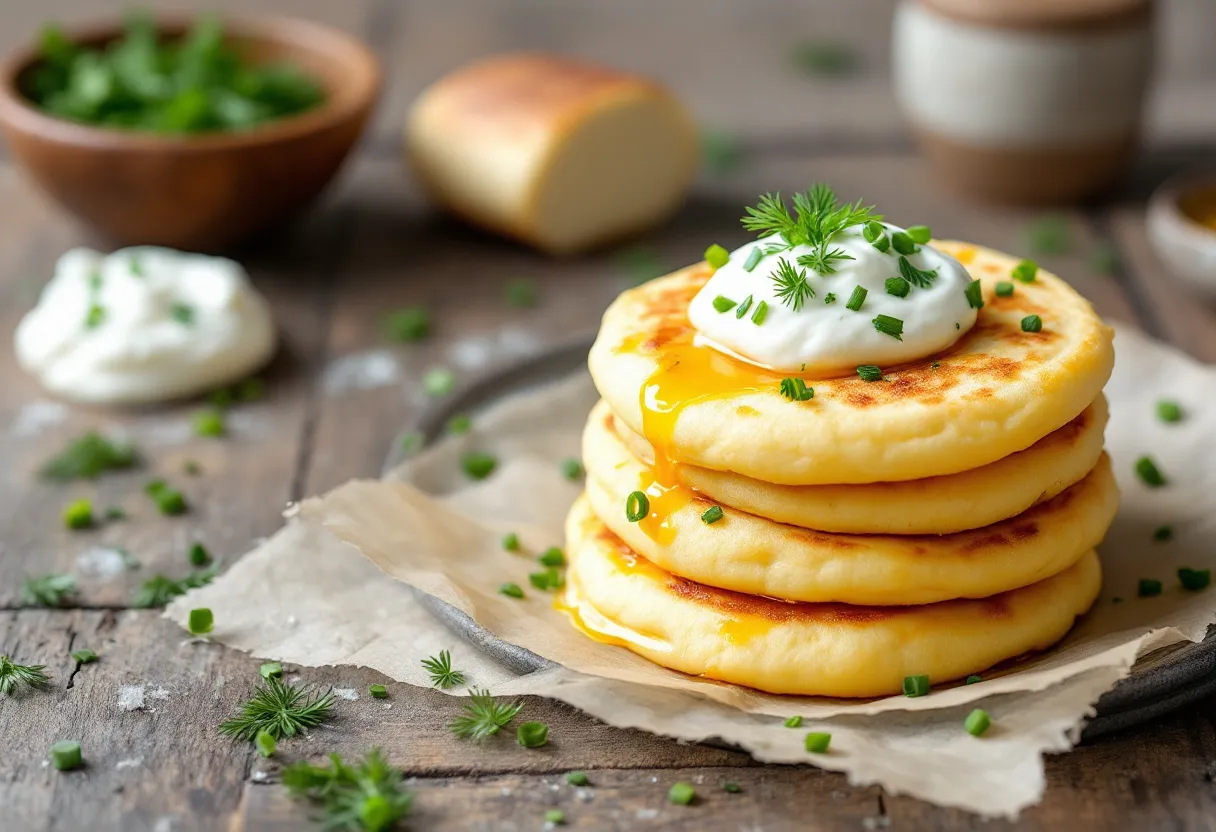 Imperial Cheese Blinis recipe image