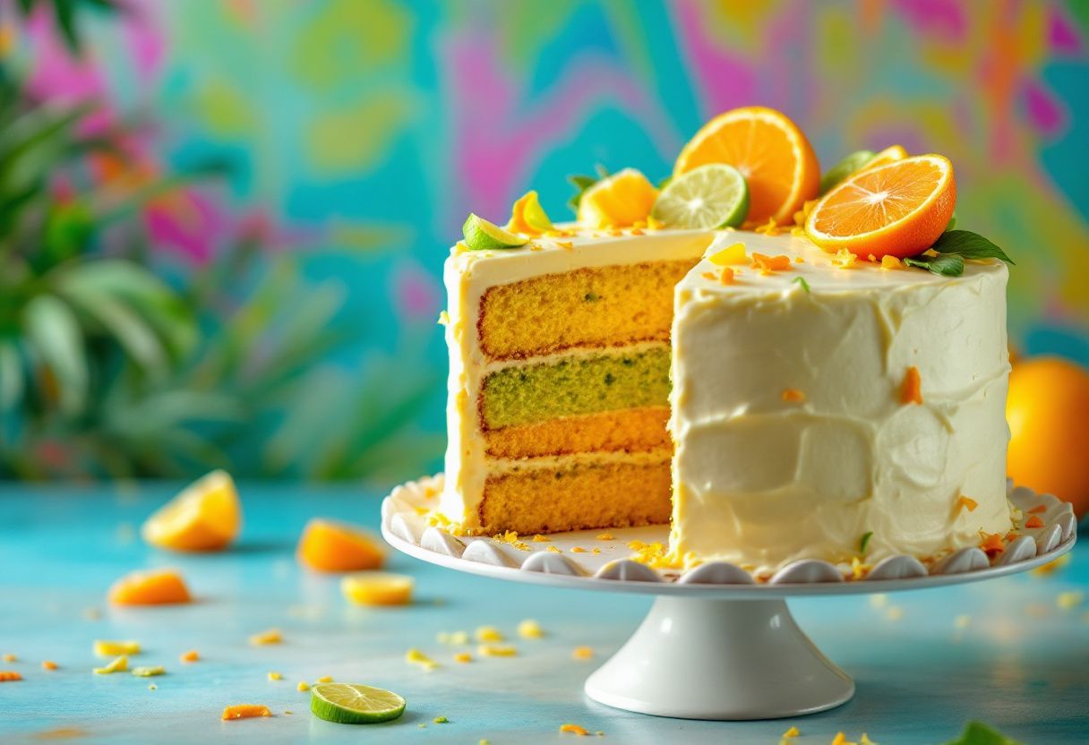 Island Citrus Zest Cake recipe image