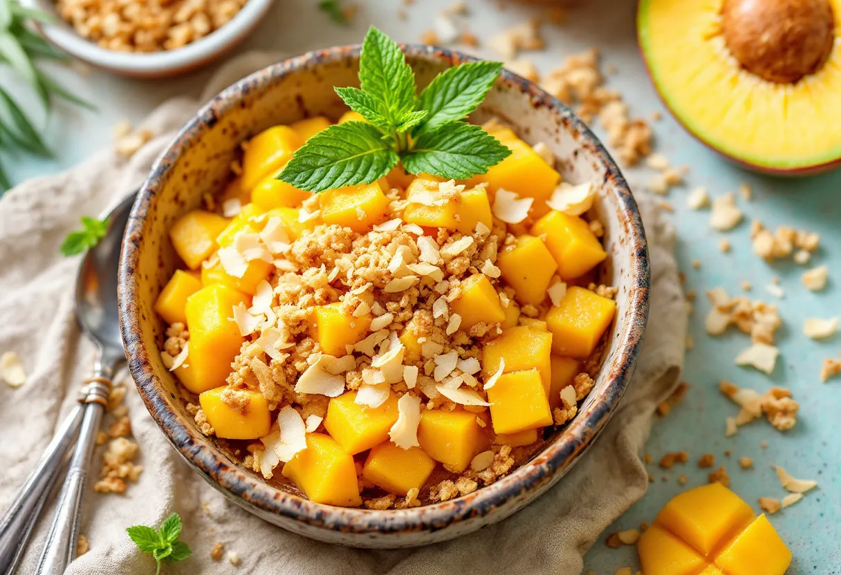 Island Hive Crumble recipe image