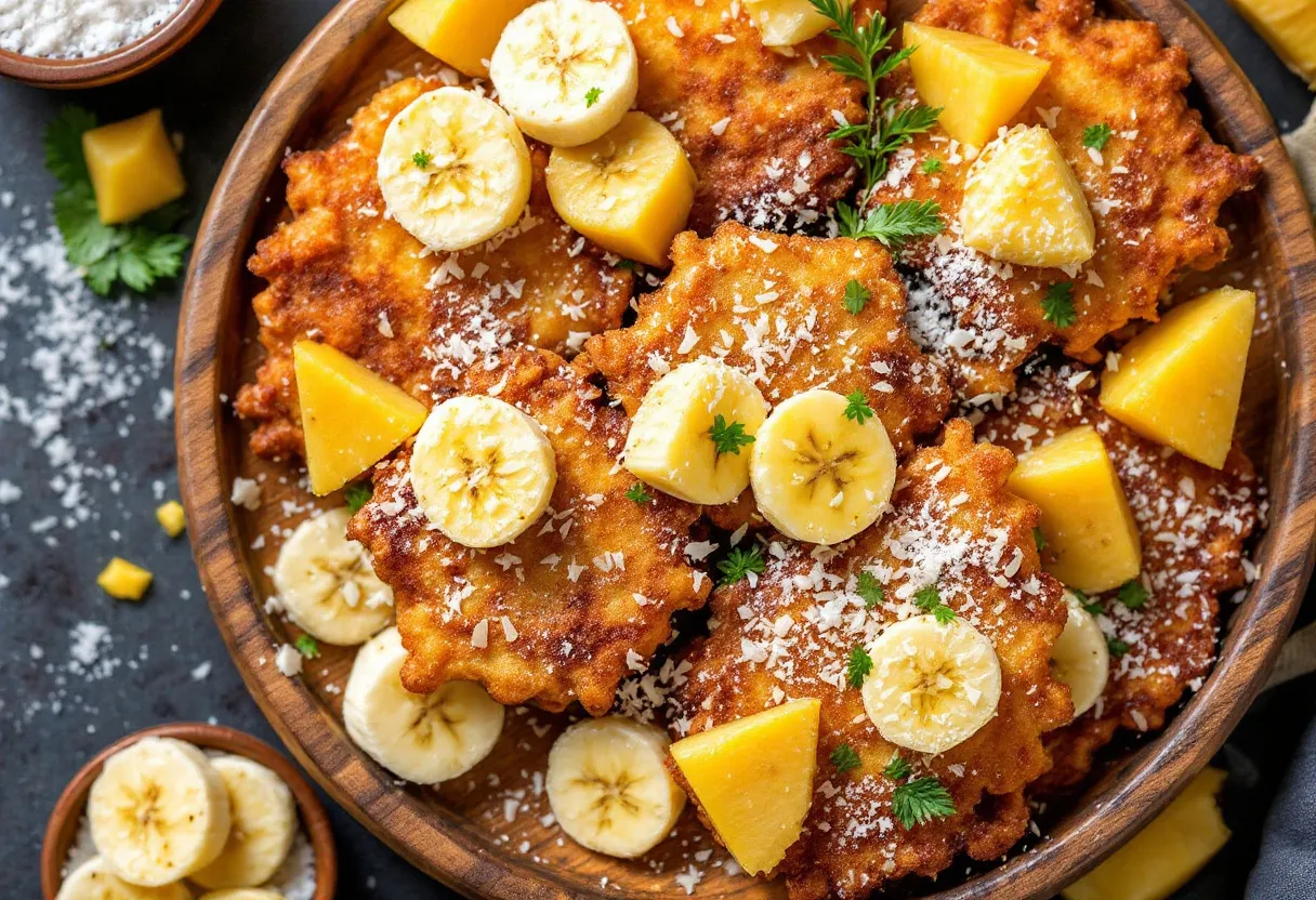 Island Sunrise Fritters recipe image