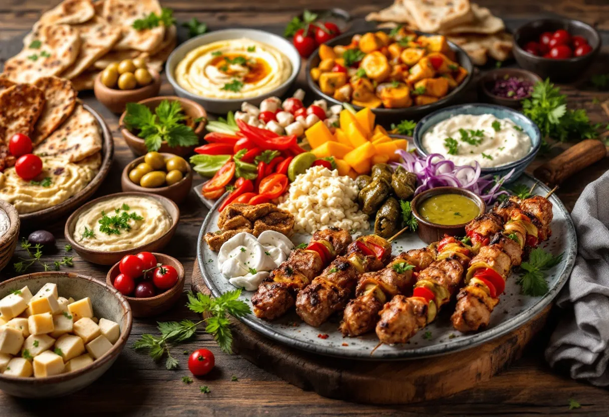 Istanbul Meze Medley recipe image