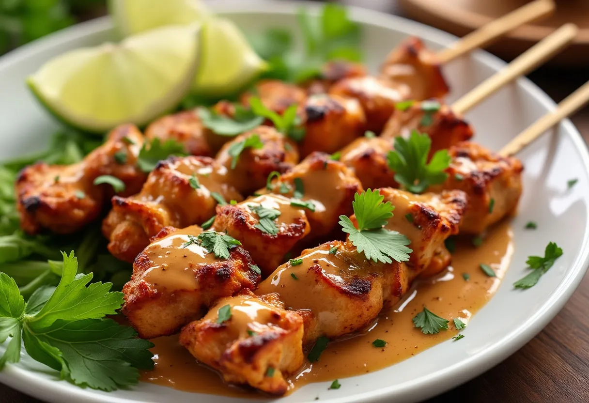 Jakarta Satay Skewers recipe image