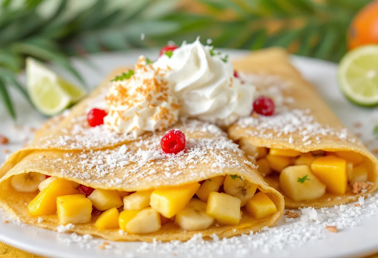 Jamaican Breeze Crepes recipe image