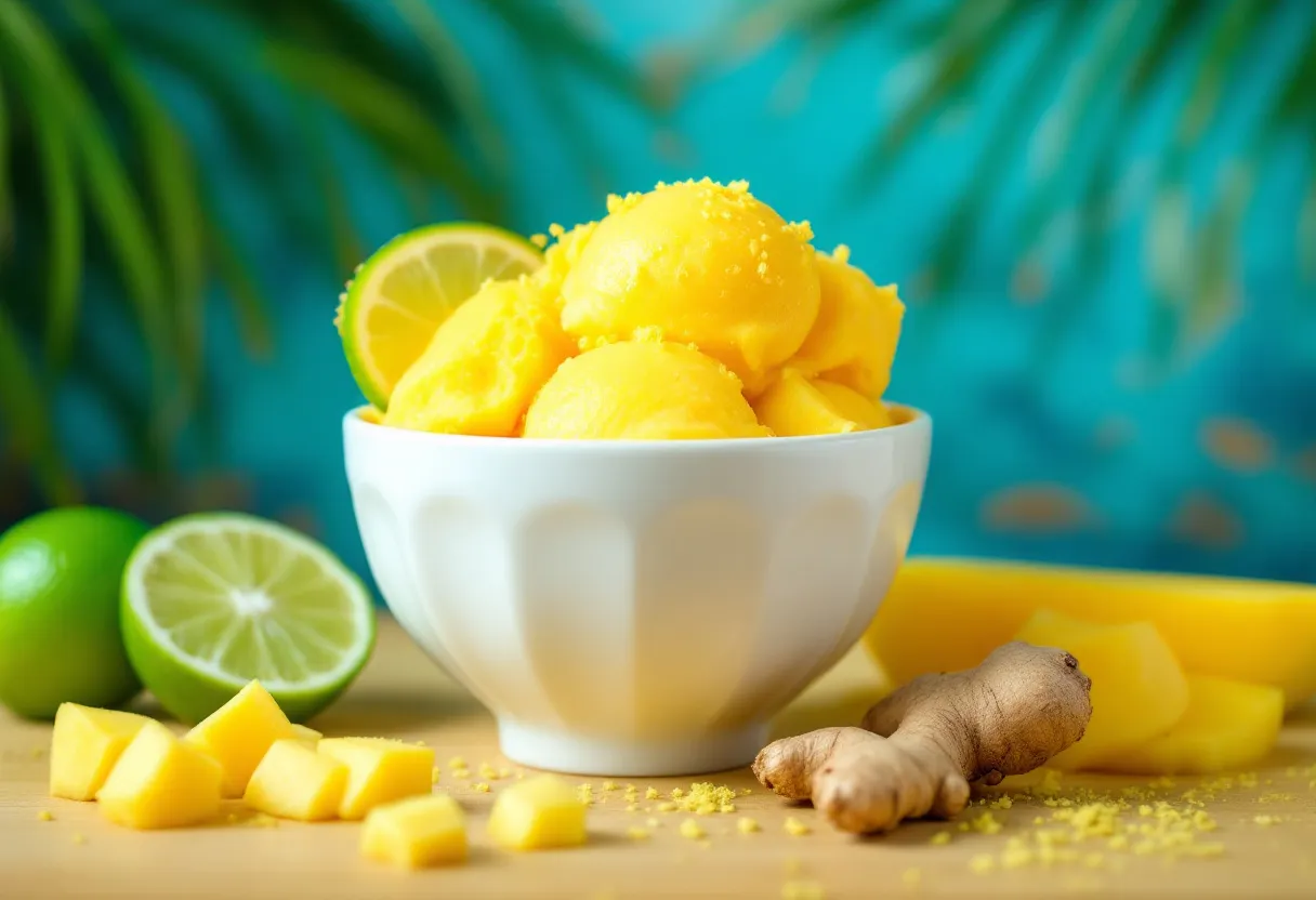 Jamaican Sorbet Sunshine recipe image