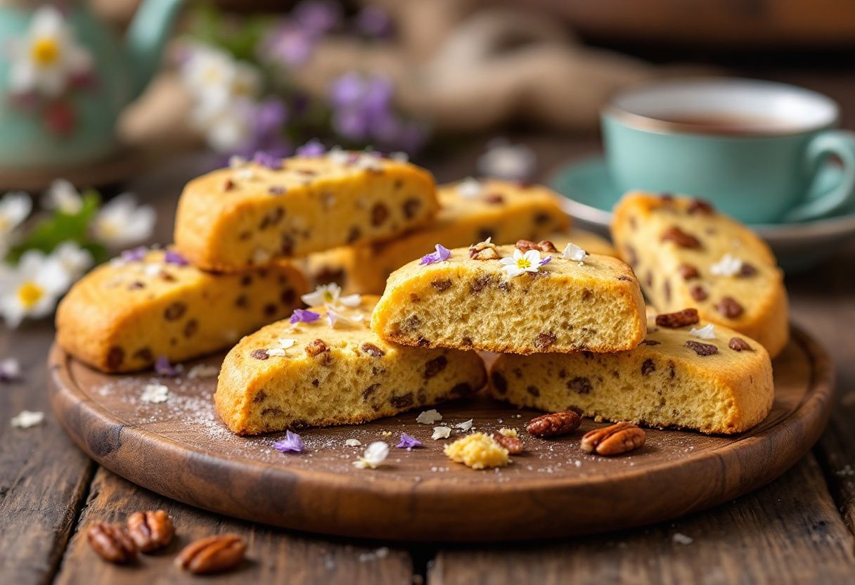 Jasmine Pecan Biscotti recipe image
