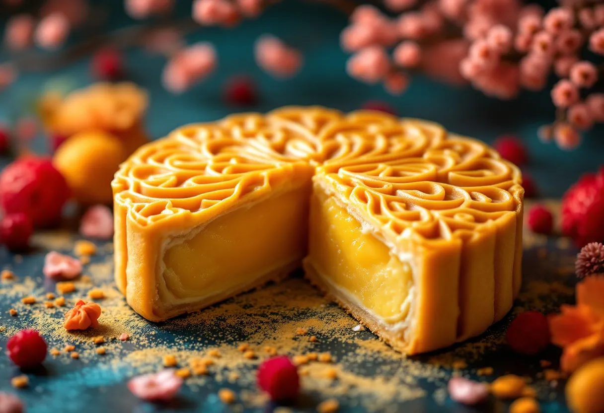 Jiangsu Lotus Mooncakes recipe image
