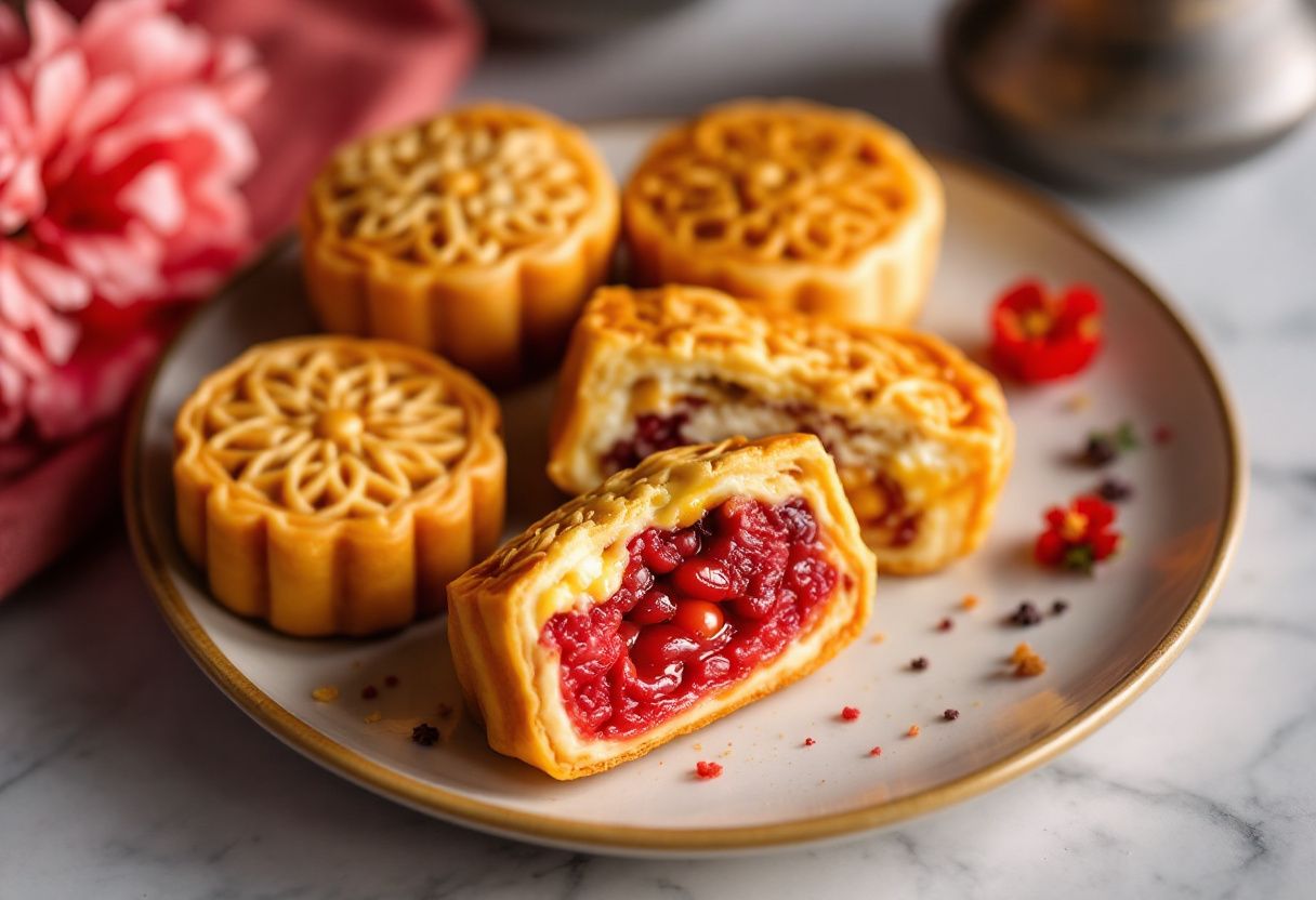 Jiangsu Rum Mooncakes recipe image