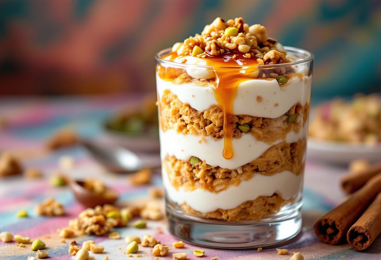 Jordanian Baklava Parfait recipe image