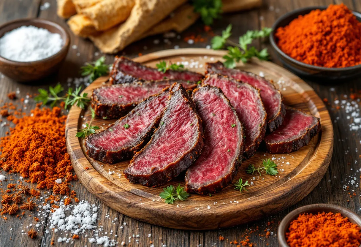 Jozi Biltong Slices recipe image