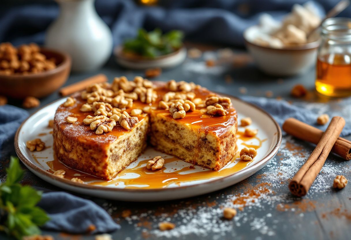 Karydopita recipe image