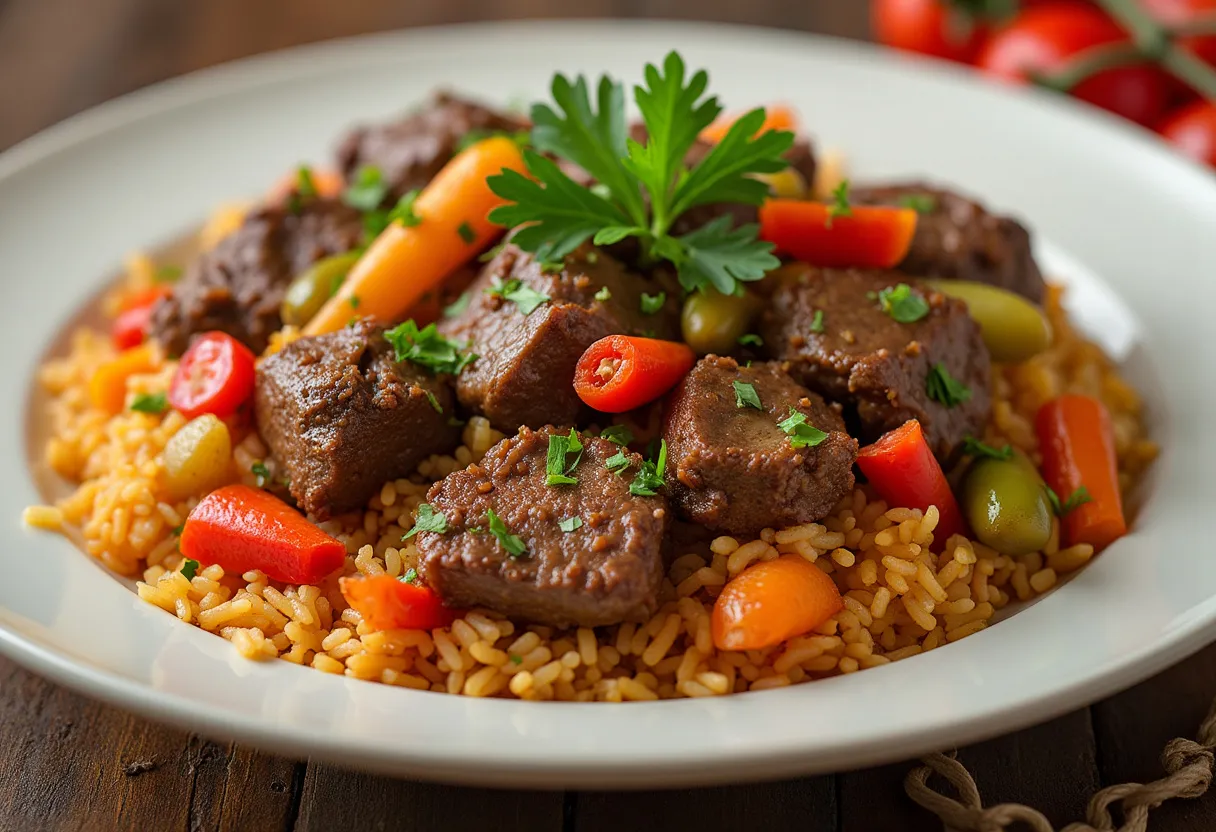 Kazak Kyzyl Pilav recipe image