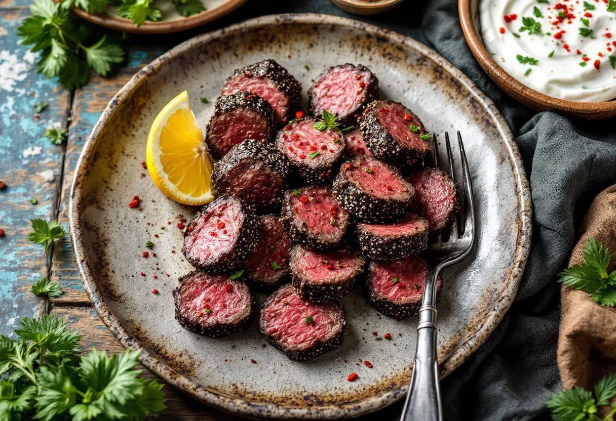 Khashkhash Beef Medallions recipe image