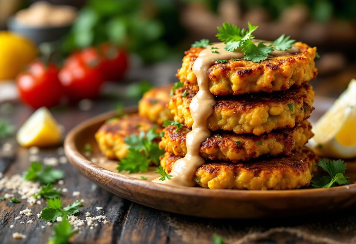 Khobe-pea Fritters recipe image