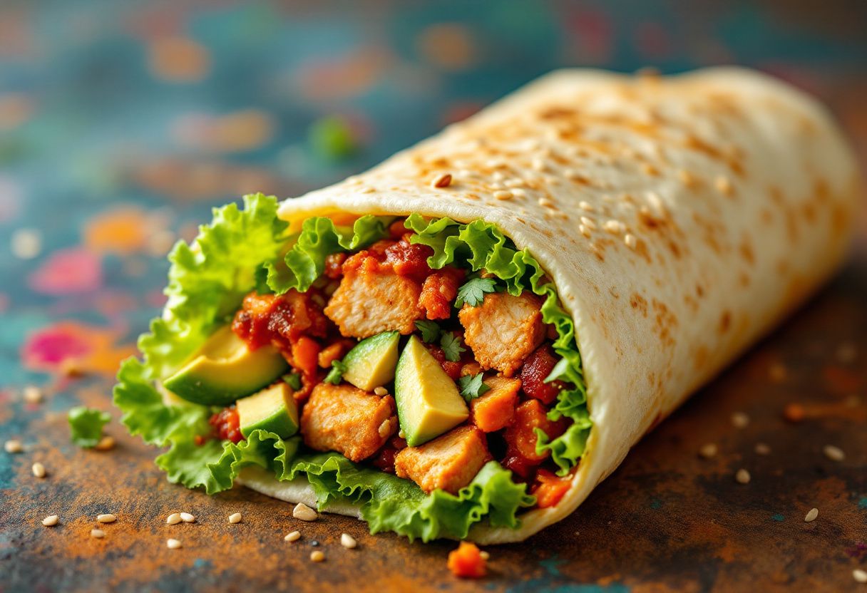 Kimchi Fusion Wrap recipe image