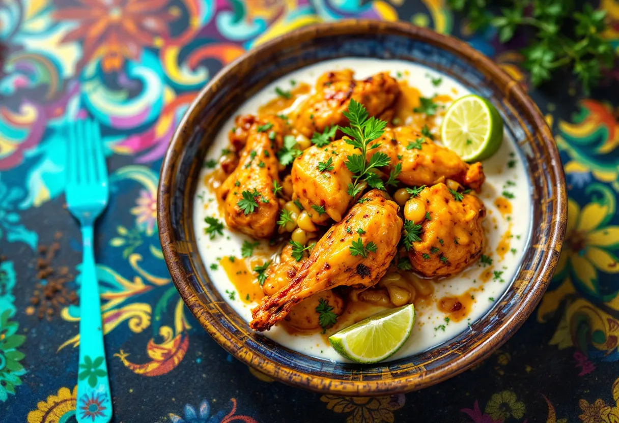 Kittitian Pepper Rooster recipe image