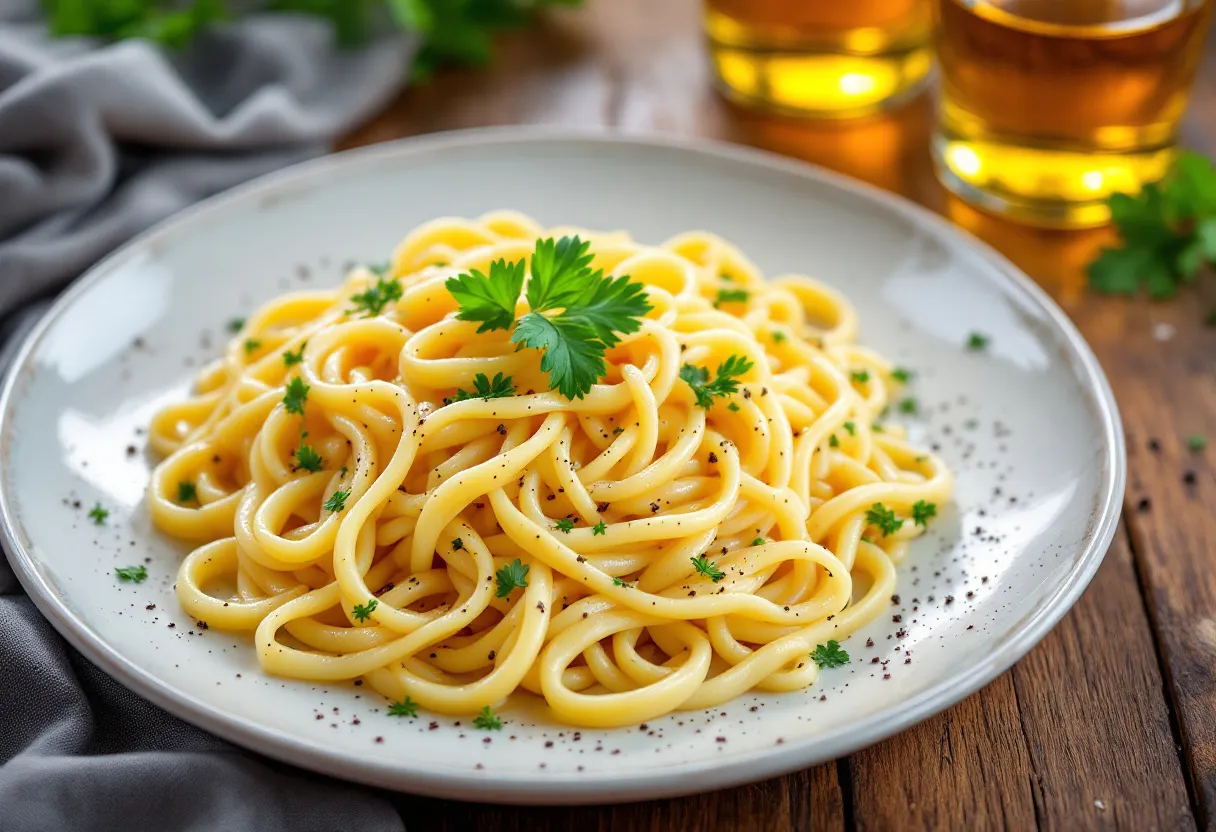 Knoblauch Spätzle recipe image