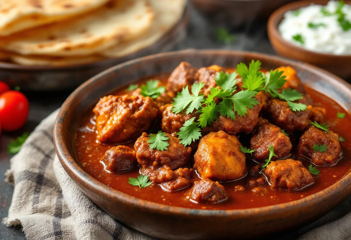 Kolhapuri Mutton Curry recipe image