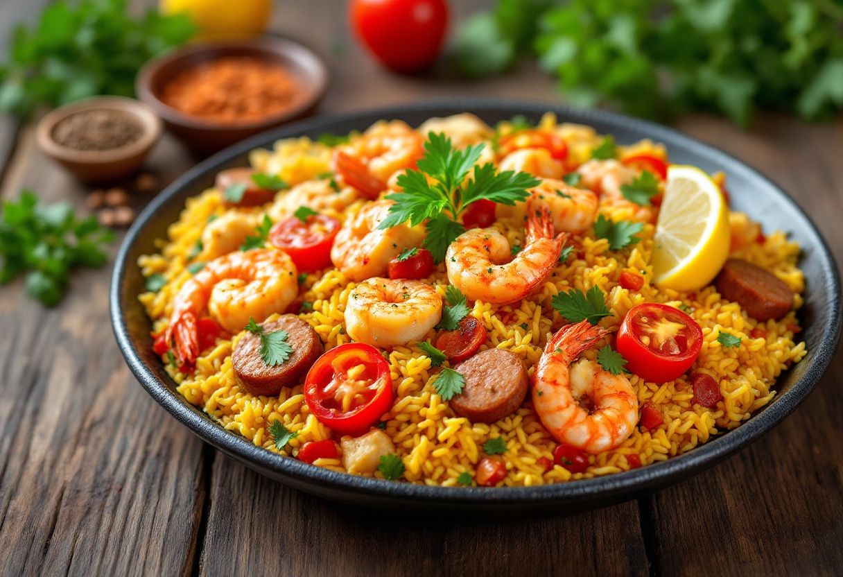 Kreol Paella recipe image