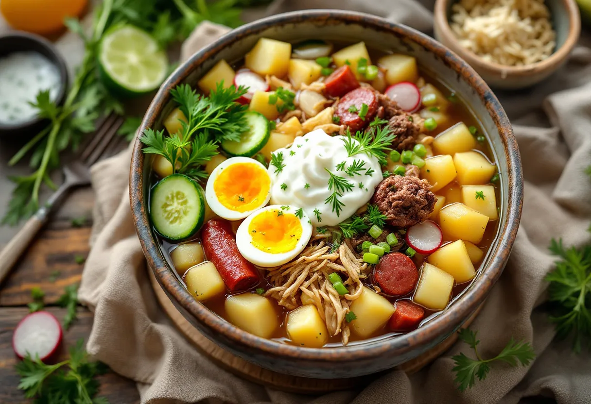 Kubanskaya Okroshka recipe image