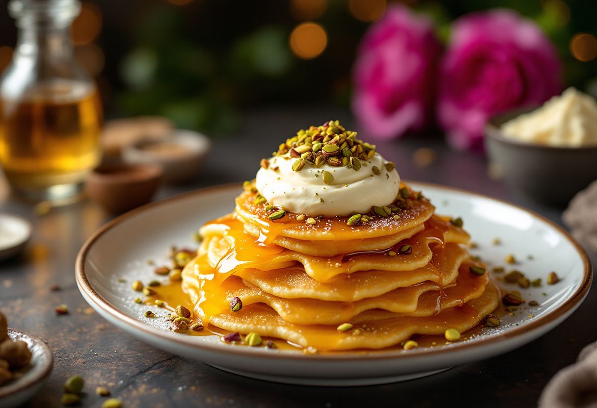 Kunafa Ma'a Aasal recipe image