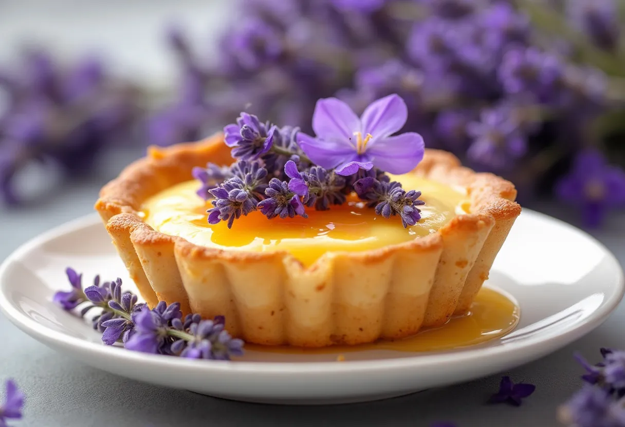 Lavender Tarte Provençale recipe image