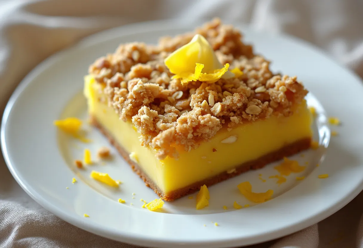 Lemon Curd Crumble recipe image