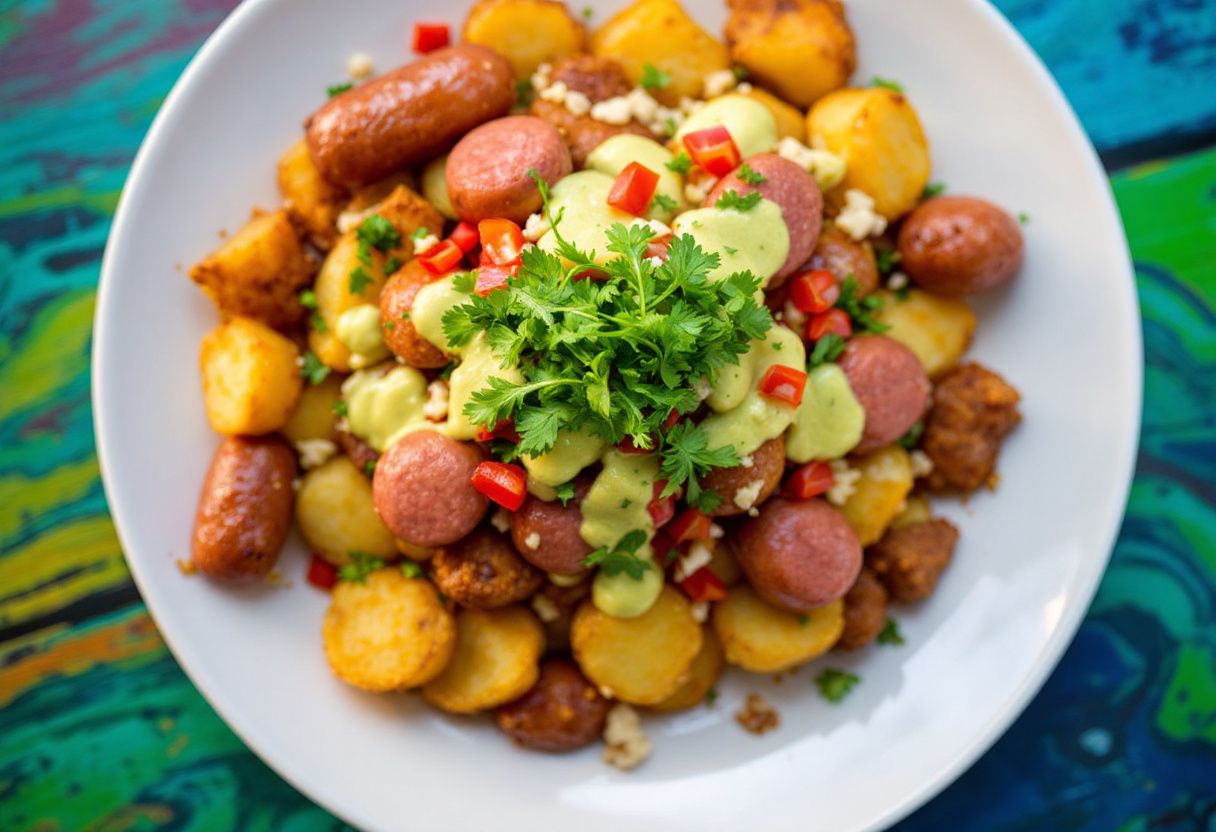 Limonada Fiesta Salchipapas recipe image