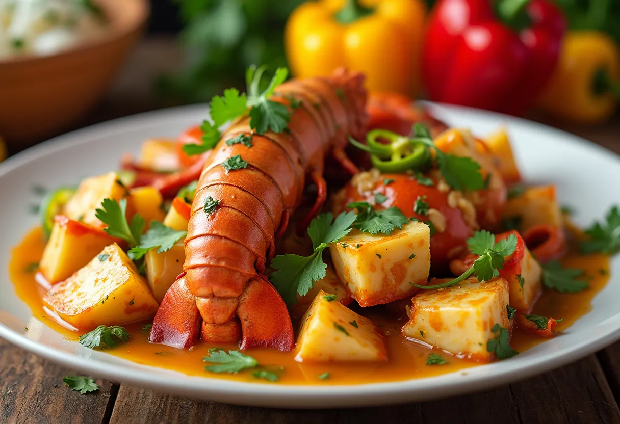 Lobster Rastafari recipe image