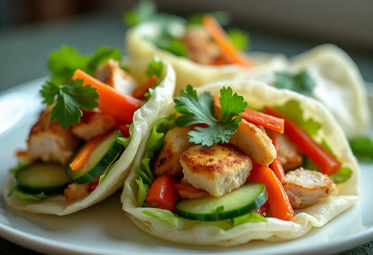 Lotus Blossom Wraps recipe image