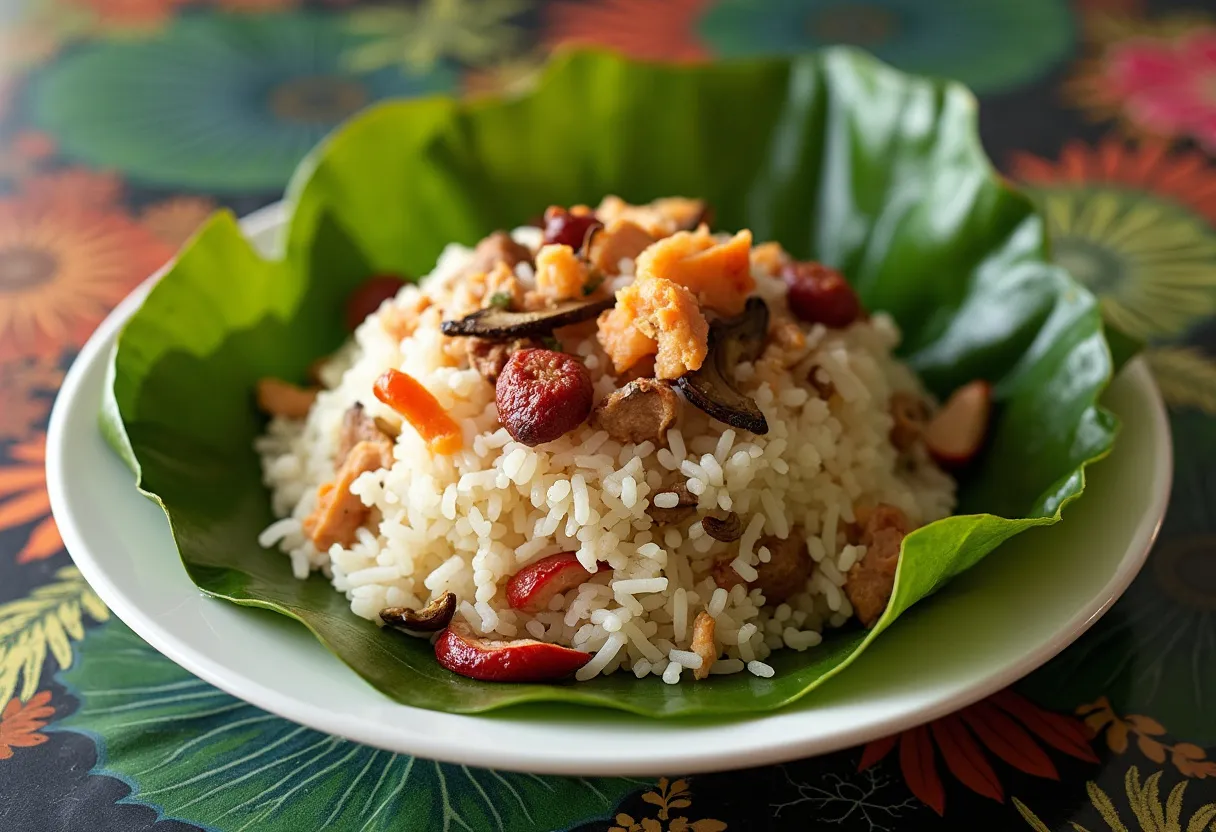 Lotus Leaf Rice recipe image