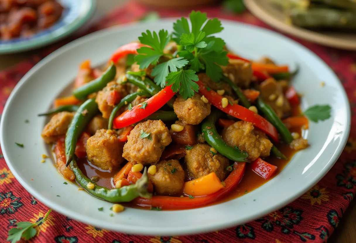 Luwombo Pepper Chicken recipe image