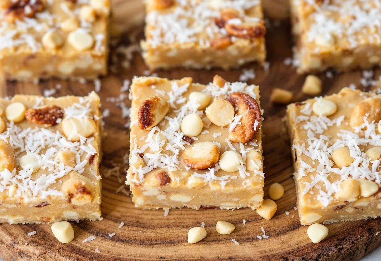 Macadamia Bliss Bars recipe image